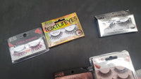 Lot of Assorted Ardell and Kiss Eyelashes 109pairs/packs