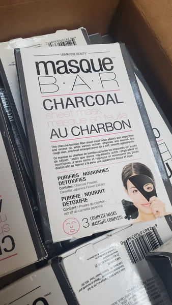 Lot of Masque BAR Charcoal Sheet Masks 65packs