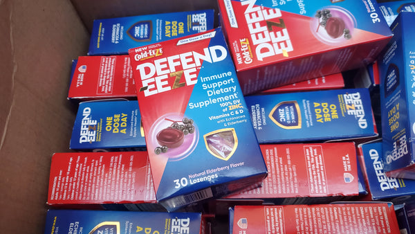 Lot of Defend-eeze Lozenges 48packs