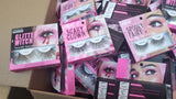 Lot of Kiss Trick or Pink Eyelashes 190pcs