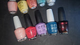 Lot of Assorted O.P.I Nail Polish 86pcs