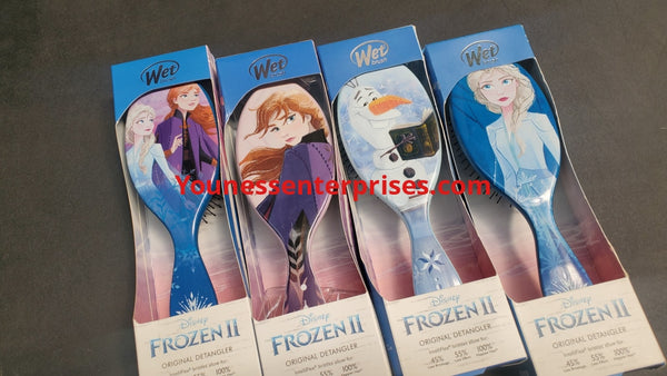 Lot Of Frozen 2 Wet Brush Detangler Brushes 67Pcs