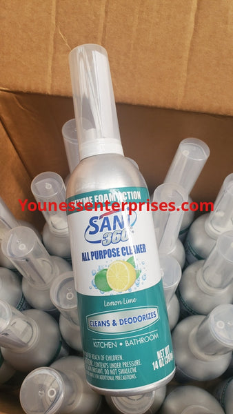 Lot Of Sani 360 All Purpose Cleaner 32Pcs