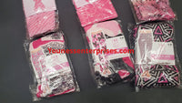 Lot Of Two Left Feet Leggins And Breast Cancer Awareness Scarves 90Pcs