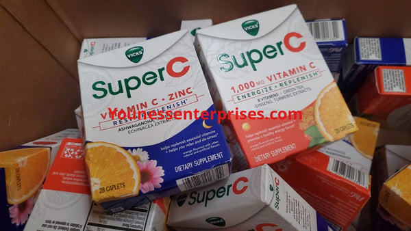 Lot Of Vicks Super C 37Pcs (See Images For Dates)