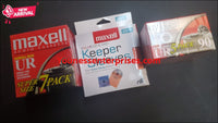 Shopify Auction Lot Of Maxell Cd Keeper Sleeves(35Packs) And Audio Cassettes(8Packs) 43Packs