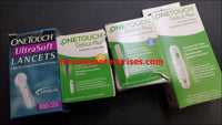 Shopify Auction Lot Of One Touch Lancets(42Packs) And Lancing Devices(4Pcs) 46Pcs