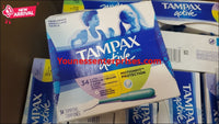 Shopify Auction Lot Of Tampax Pearl Active Tampons 19Packs-771927-515322